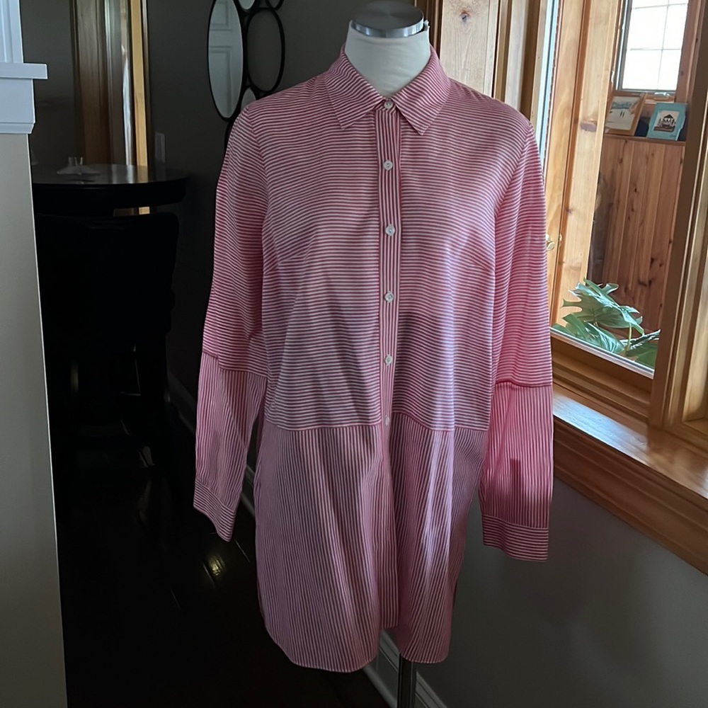 W By Worth Button Down Tunic Size S - image 1